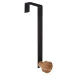 Κρεμάστρες & Καλόγεροι Door Hook 1H Mtl/Bamb Black 151568A