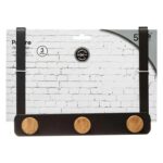 Κρεμάστρες & Καλόγεροι Door Hook Mtl/Bamb Black 3H 151569A