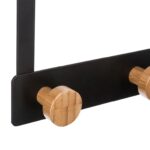 Κρεμάστρες & Καλόγεροι Door Hook Mtl/Bamb Black 3H 151569A