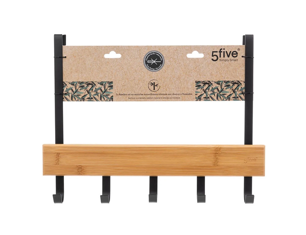 Κρεμάστρες & Καλόγεροι Door Towel Holder Natureo Bl 174732B