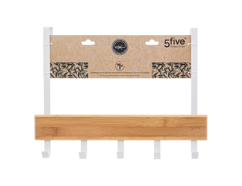 Κρεμάστρες & Καλόγεροι Door Towel Holder Natureo White 174732A