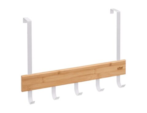 Κρεμάστρες & Καλόγεροι Door Towel Holder Natureo White 174732A