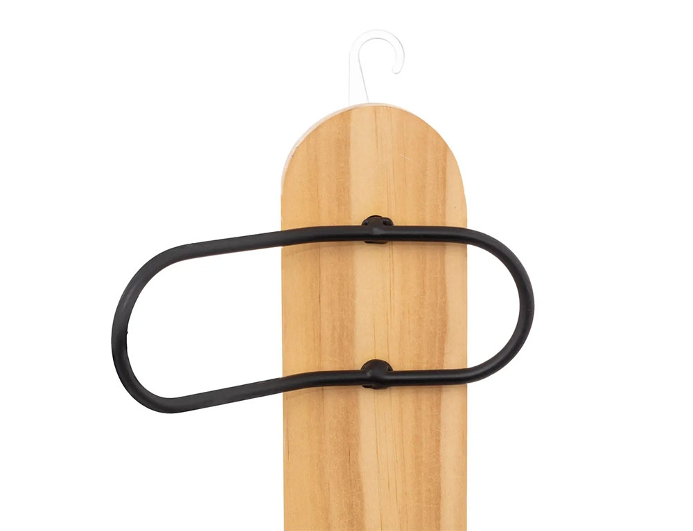Κρεμάστρες & Καλόγεροι Wall Hook Wood/Mtl Staple 6H 181347