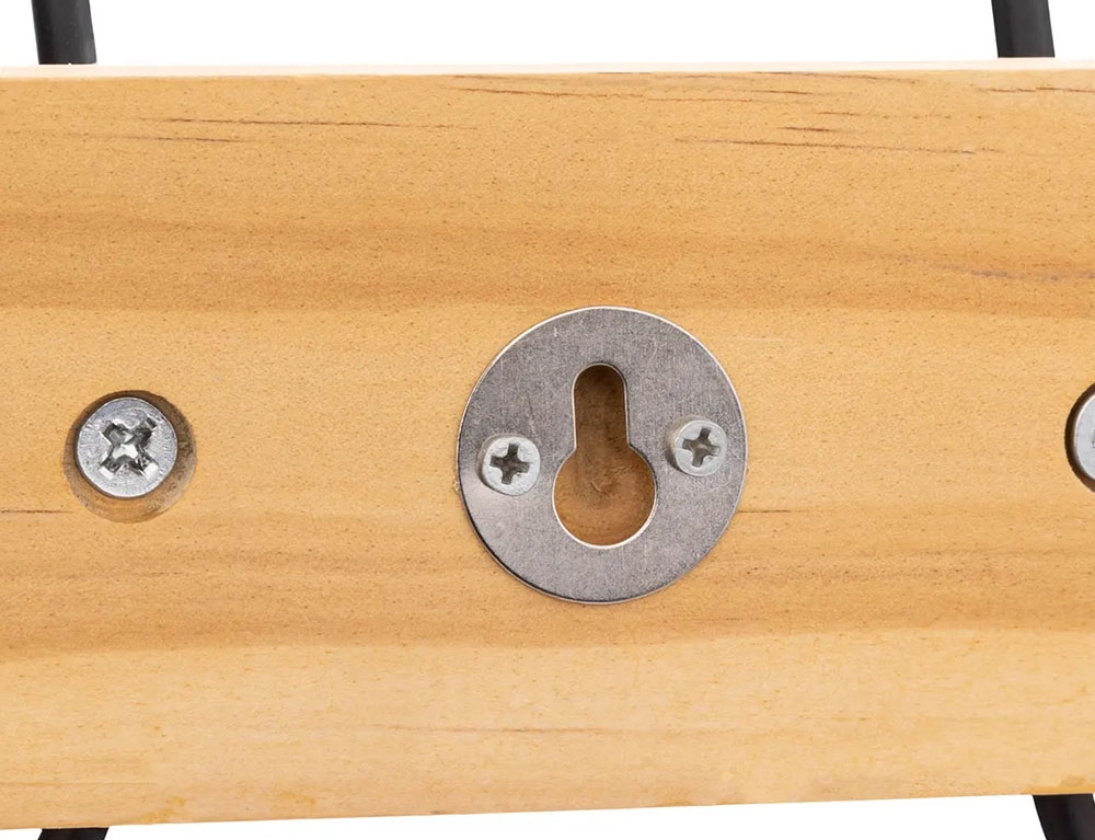 Κρεμάστρες & Καλόγεροι Wall Hook Wood/Mtl Staple 6H 181347
