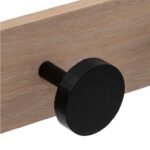 Κρεμάστρες & Καλόγεροι Wood Round Black Wall Hook 8H 193421