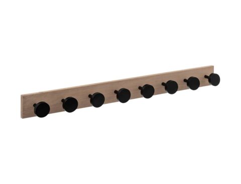 Κρεμάστρες & Καλόγεροι Wood Round Black Wall Hook 8H 193421