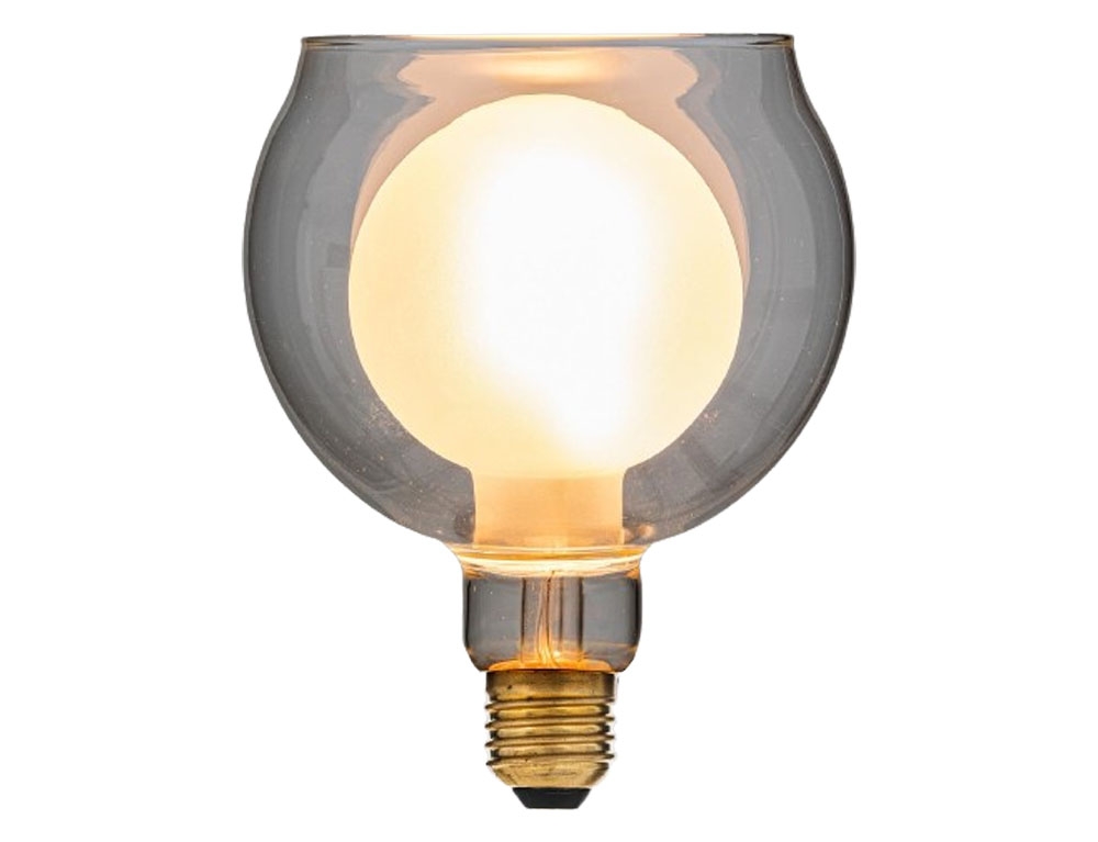 Λάμπες Διακοσμητικές & Τύπου Edison Dble Globe Str Led Bulb G125 195345