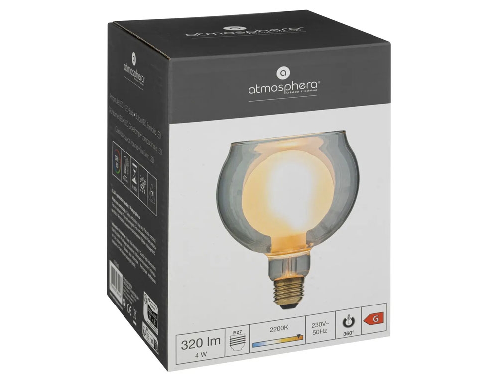 Λάμπες Διακοσμητικές & Τύπου Edison Dble Globe Str Led Bulb G125 195345