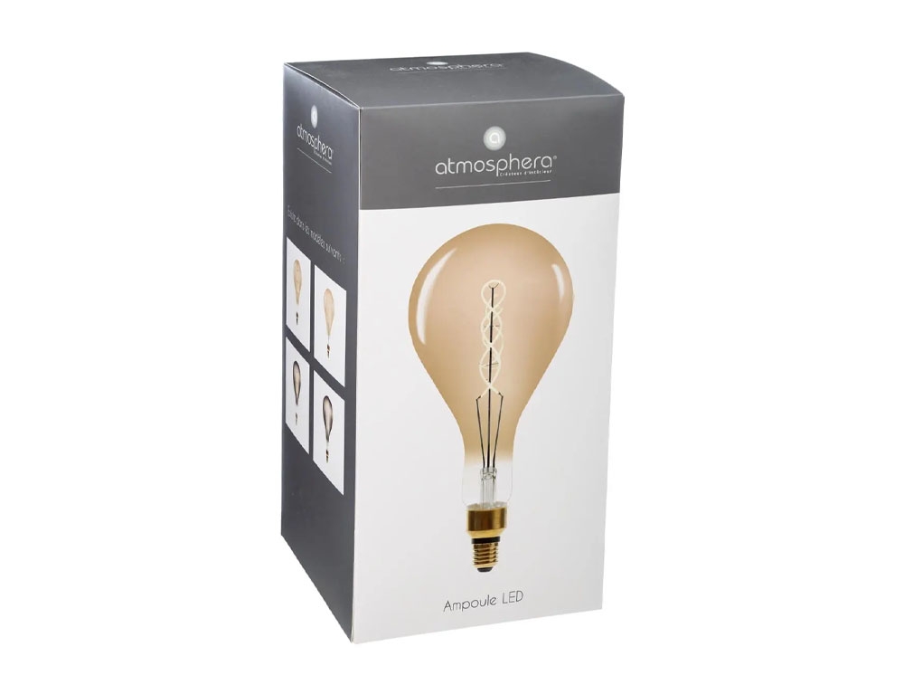 Λάμπες Διακοσμητικές & Τύπου Edison Pear Amb Twst Led Bulb Ps160 161373A