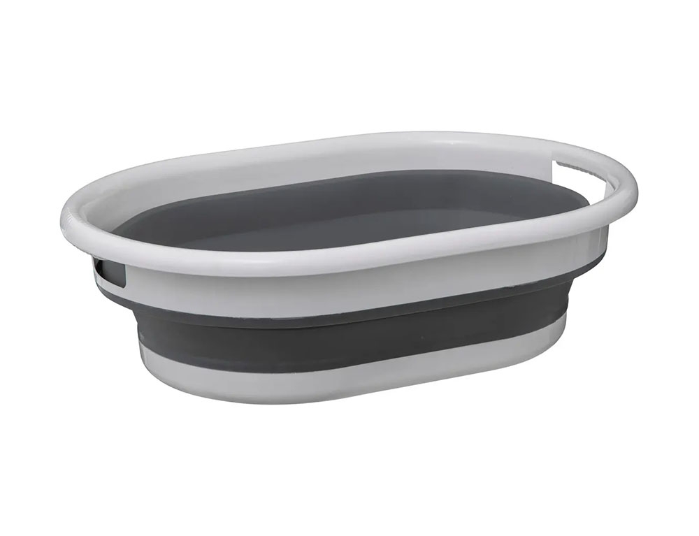 Λεκάνες Ρούχων Collapsible Basket 21L White 186193