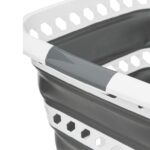Λεκάνες Ρούχων Collapsible Basket 40L White Five 186192