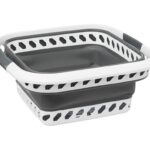 Λεκάνες Ρούχων Collapsible Basket 40L White Five 186192