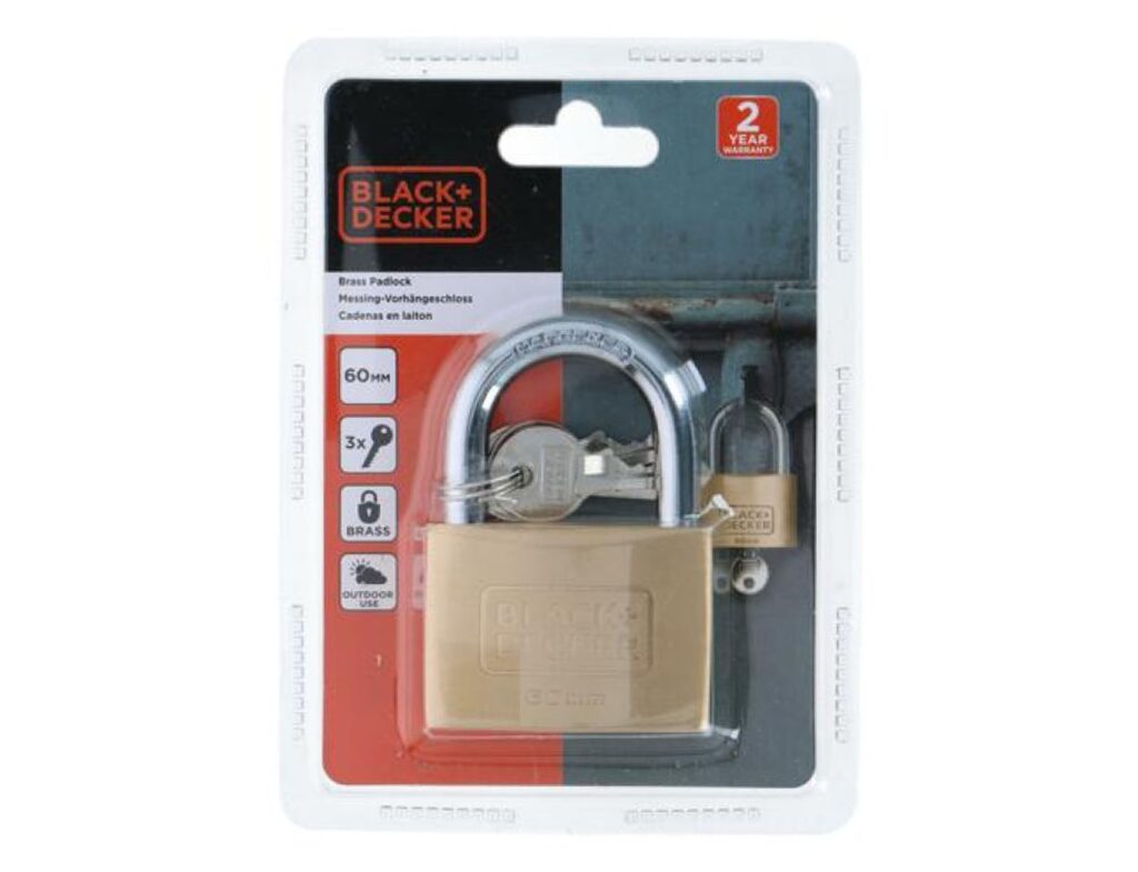 Λουκέτο Black+Decker - 60Mm