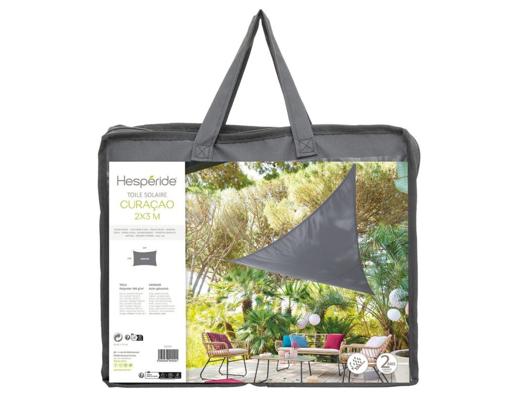 Λύσεις Σκίασης Για Το Μπαλκόνι Και Τον Κήπο Sunshade Curacao 3X2M Slt Grey 146708