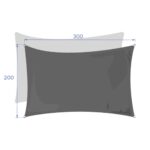 Λύσεις Σκίασης Για Το Μπαλκόνι Και Τον Κήπο Sunshade Curacao 3X2M Slt Grey 146708
