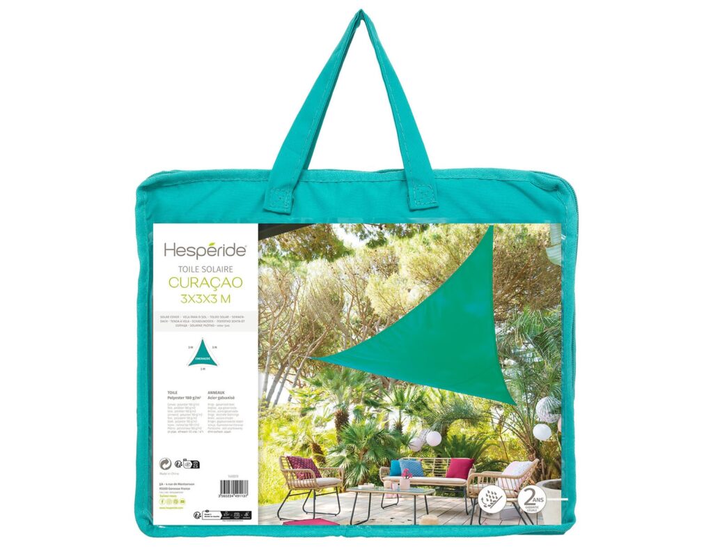 Λύσεις Σκίασης Για Το Μπαλκόνι Και Τον Κήπο Sunshade Curacao 3X3X3 Emerald 149819