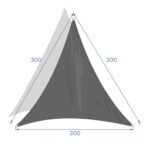 Λύσεις Σκίασης Για Το Μπαλκόνι Και Τον Κήπο Sunshade Curacao 3X3X3 Grey 117749