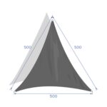 Λύσεις Σκίασης Για Το Μπαλκόνι Και Τον Κήπο Sunshade Curacao 5X5X5M Grey 118488