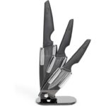 Μαχαίρια Block Of 3 Ceramic Knives With Holder Livoo Mec13