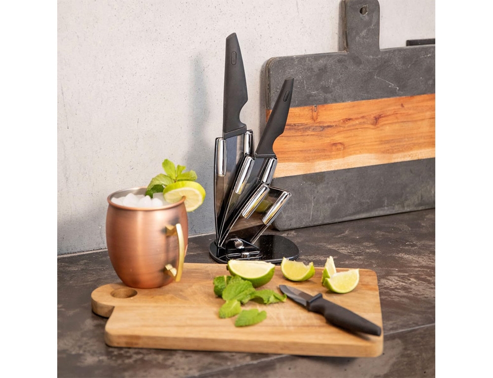 Μαχαίρια Block Of 3 Ceramic Knives With Holder Livoo Mec13