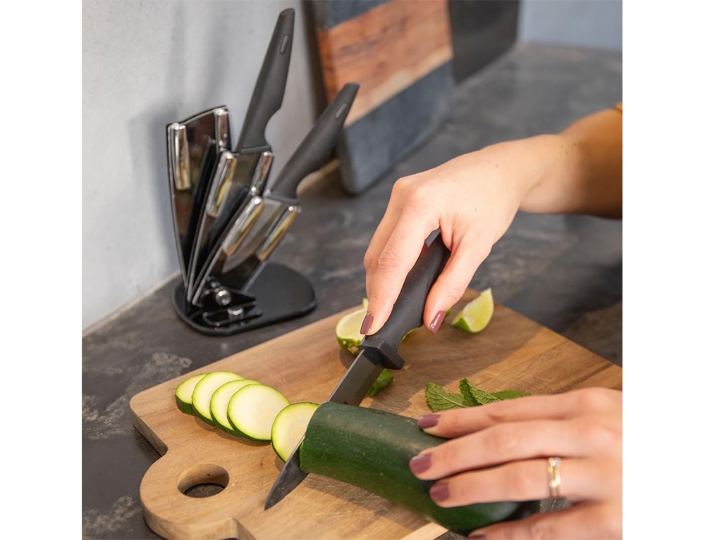 Μαχαίρια Block Of 3 Ceramic Knives With Holder Livoo Mec13