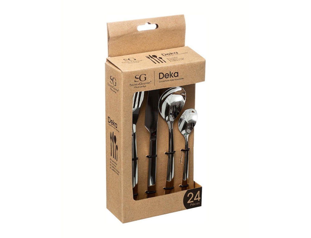 Μαχαιροπίρουνα Cutlery Deka Set 24P 176906