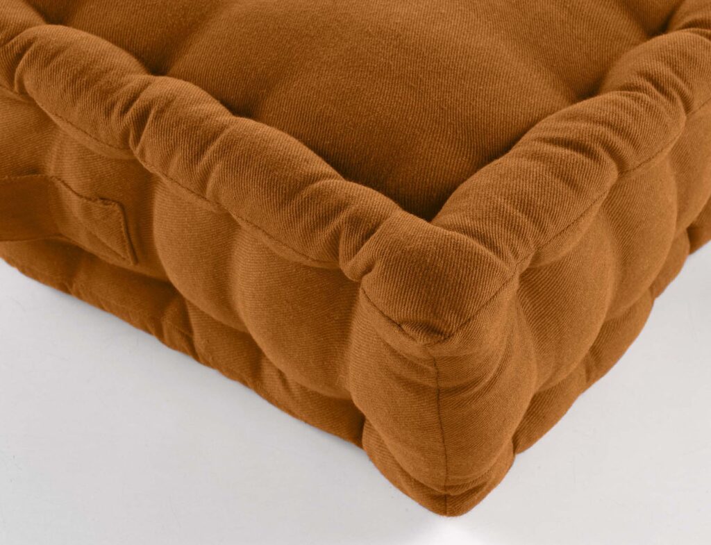 Μαξιλάρι Δαπέδου Twily Douceur D'intérieur - 50X50X10Cm - Καφέ
