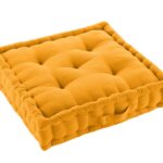 Μαξιλάρι Δαπέδου Twily Douceur D'intérieur - 50X50X10Cm - Κίτρινο