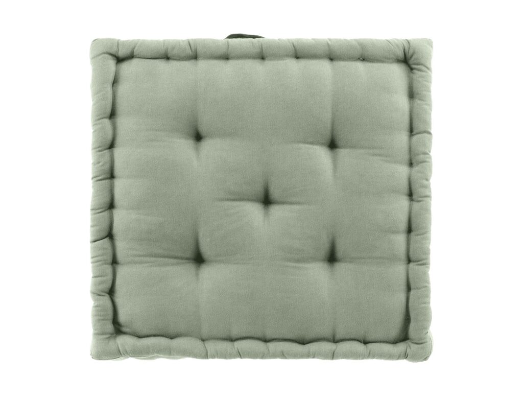 Μαξιλάρι Δαπέδου Twily Douceur D'intérieur - 50X50X10Cm - Μέντα
