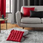 Μαξιλάρι Καρέκλας Twily Douceur D'intérieur - 38X38Cm - Κόκκινο