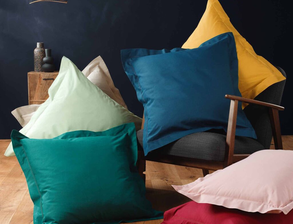 Μαξιλαροθήκη Lina Douceur D'intérieur - 50X70Cm - Μπλε