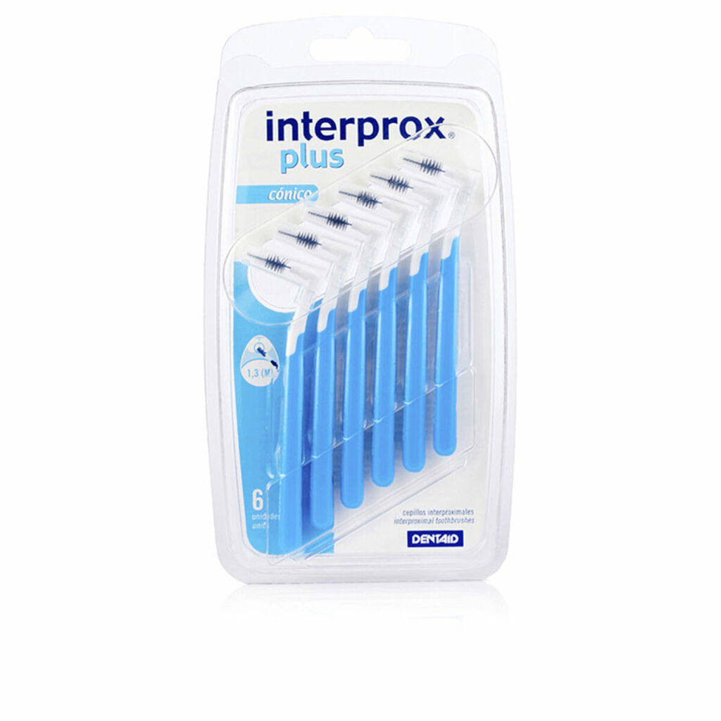 Μεσοδόντια βουρτσάκια Interprox Plus Κωνικό 1,3 mm (x6)