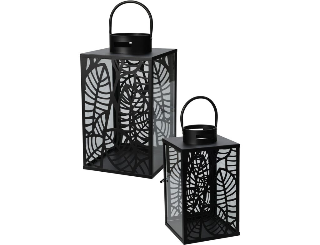 Μεταλλικά Φανάρια - 32Cm & 40Cm - 2Τμχ