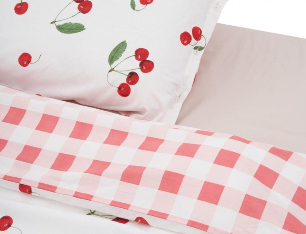 Μονή Παπλωματοθήκη & Μαξιλαροθήκη Cherry Heinner Home Hr-2Sbed-Chry