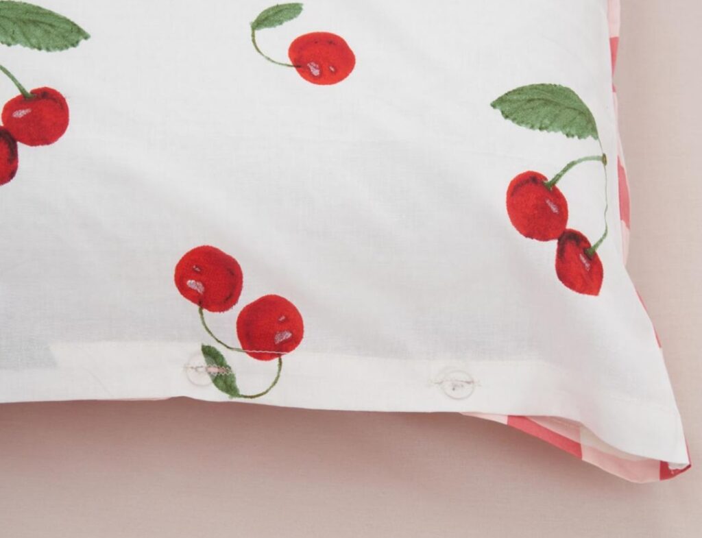 Μονή Παπλωματοθήκη & Μαξιλαροθήκη Cherry Heinner Home Hr-2Sbed-Chry
