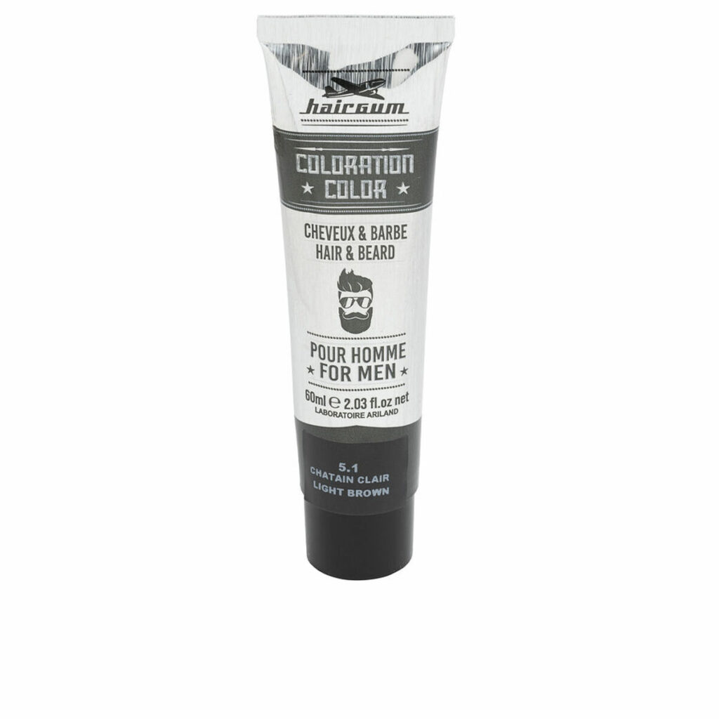 Μόνιμη Βαφή Hairgum COLORATION Ανοικτό Καφέ Nº 5.1 60 g