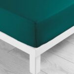 Μονό Κατωσέντονο Lina Douceur D'intérieur - Λάστιχο - 90X190Cm - Πετρόλ