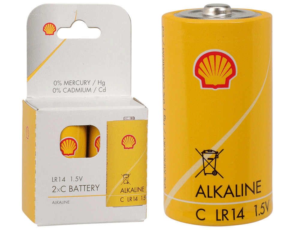 ΜΠΑΤΑΡΊΕΣ ΑΛΚ ΜΠΑΤΑΡΙΕΣ SHELL 2T LR14 C31300340