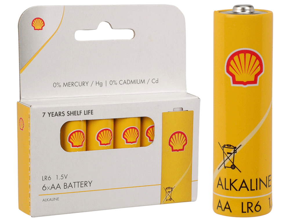 ΜΠΑΤΑΡΊΕΣ ΑΛΚΑΛ ΜΠΑΤΑΡΙΕΣ SHELL AA 6T C31300320