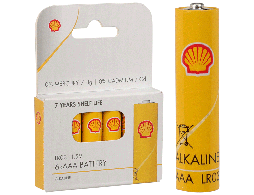 ΜΠΑΤΑΡΊΕΣ ΑΛΚΑΛ ΜΠΑΤΑΡΙΕΣ SHELL AAA 6T C31300300