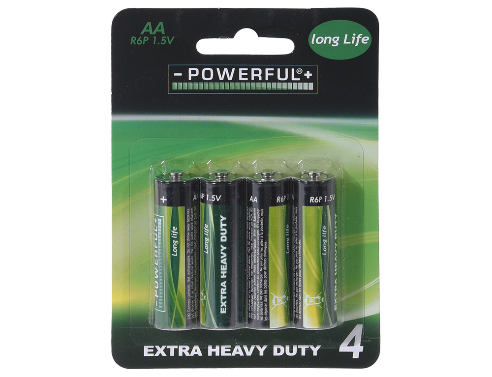 Μπαταρίες Batteries Aa Powerful 4Pcs A Card C31020000