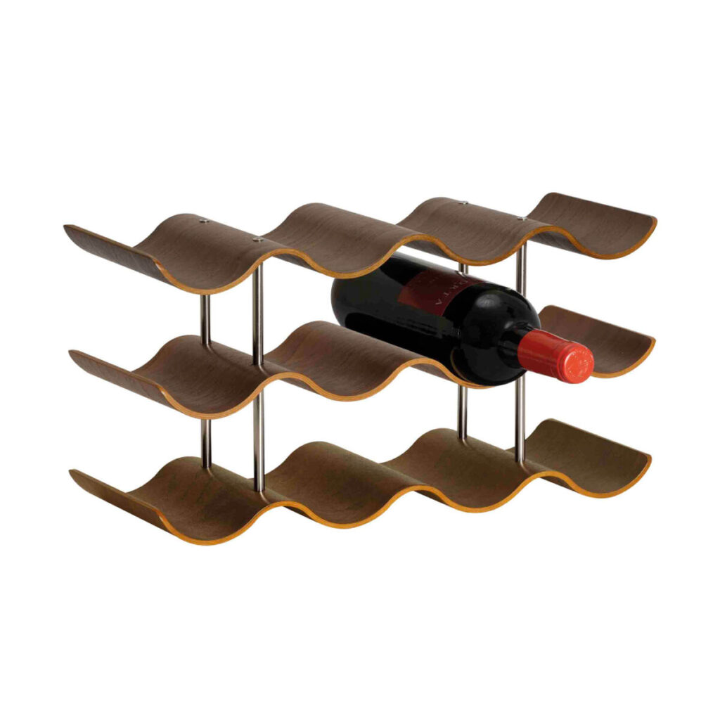 Μπουκαλοθήκη Andrea House Kαρυδιά 42 x 16 x 23 cm