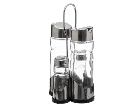 Μύλοι Και Δοχεία Μπαχαρικών Lot Bottle O/V+Saltx4 0.17L Five 150166