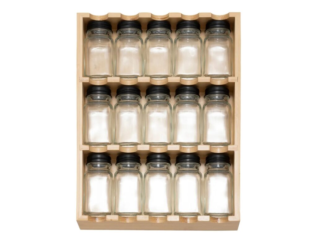 Μύλοι Και Δοχεία Μπαχαρικών Spice Rack Tiroir X15 Bam 203087