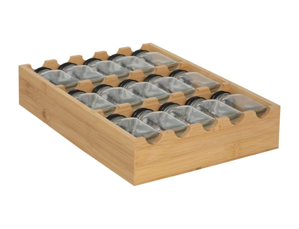 Μύλοι Και Δοχεία Μπαχαρικών Spice Rack Tiroir X15 Bam 203087