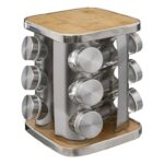 Μύλοι Και Δοχεία Μπαχαρικών Spice Rack X12 Rota Ss+Bam Five 189583