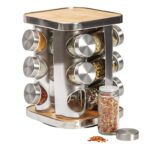 Μύλοι Και Δοχεία Μπαχαρικών Spice Rack X12 Rota Ss+Bam Five 189583