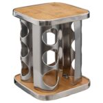 Μύλοι Και Δοχεία Μπαχαρικών Spice Rack X12 Rota Ss+Bam Five 189583
