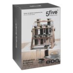 Μύλοι Και Δοχεία Μπαχαρικών Spice Rack X15 Wheel Glass+Bam Five 146665