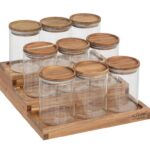 Μύλοι Και Δοχεία Μπαχαρικών Spice Rack X9 Gla+Aca Harmony